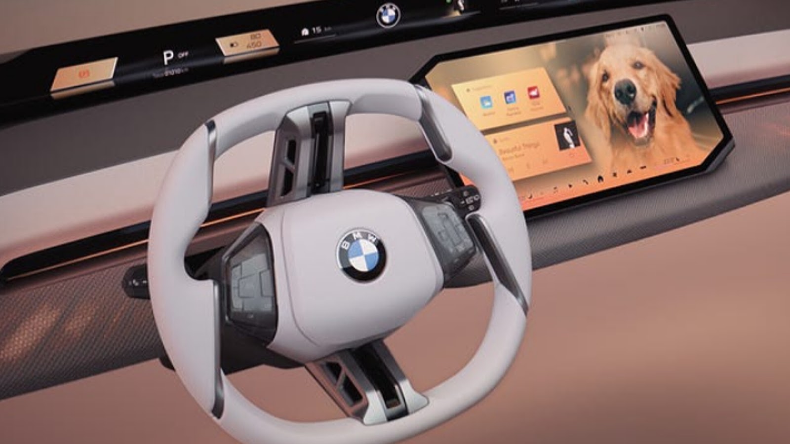 Новый панорамный iDrive от BMW